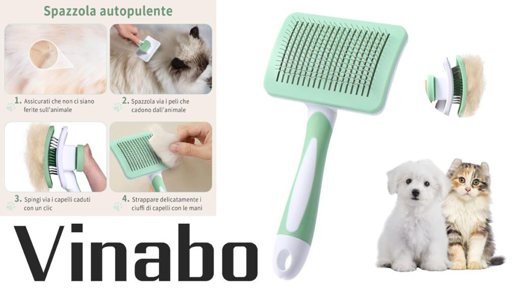 Tout ce que Vous Devez Savoir sur la Brosse Autonettoyante Vinabo pour Animaux de Compagnie