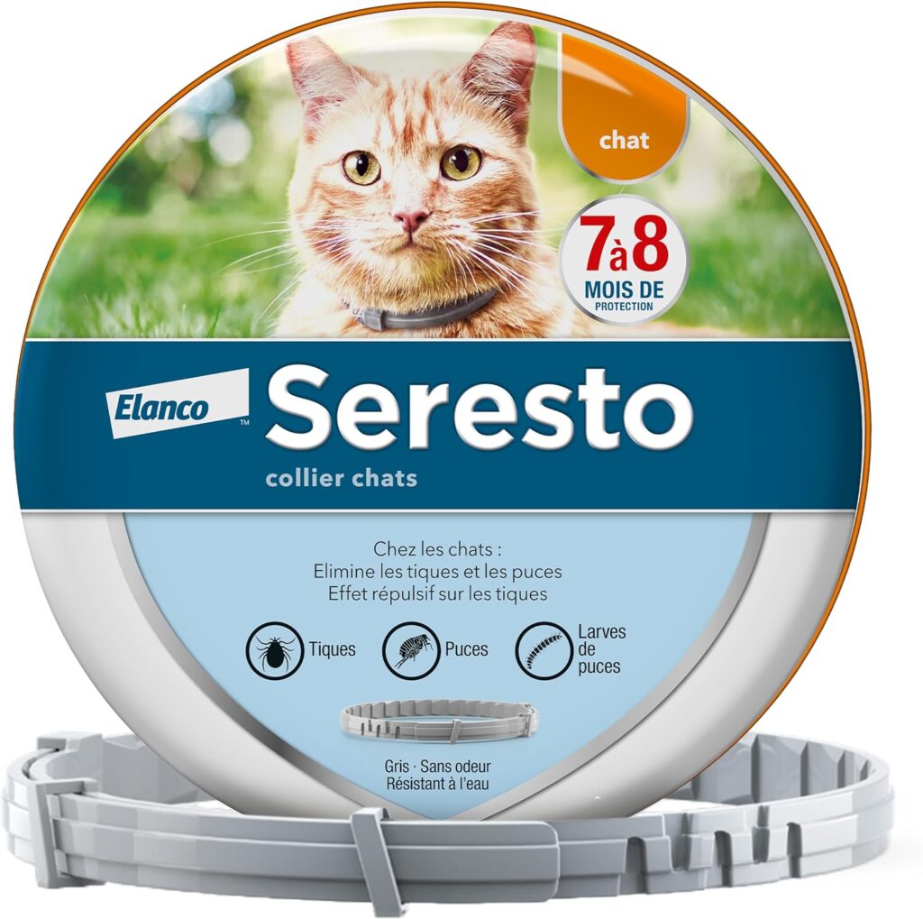 Découvrez le SERESTO Collier Anti-Puces pour Chat et Offrez une Protection Durable et Efficace Contre les Parasites